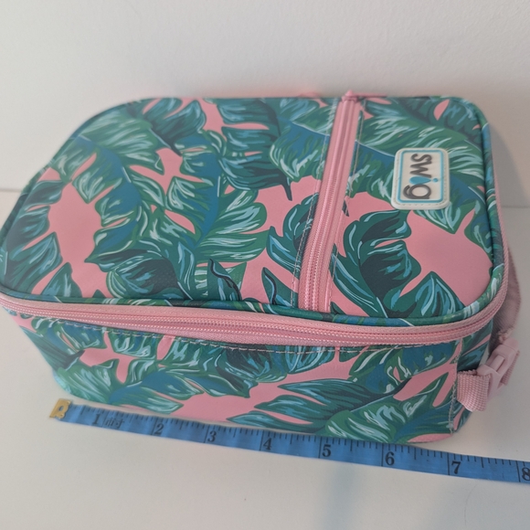 Tropical Pink and Green Women's Bag - Picture 11 of 12